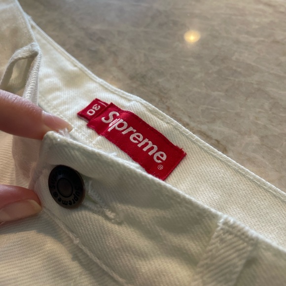 Supreme Daidō Moriyama Regular Jeans in White - Picture 3 of 7